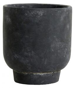 Nordal - IVON cement pot, M, black