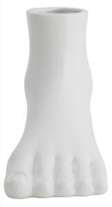 Nordal - ARUBA foot, vase, white