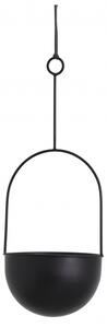 Nordal - TORCELLO hanging pot, black