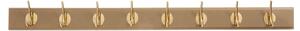 Nordal - EDGY coat rack, 8 hooks, matt camel