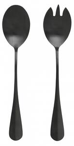 Nordal - BLACK salad cutlery, s/2