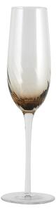 Nordal - GARO champagne glass, brown