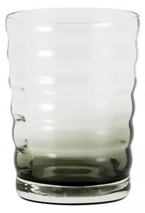 Nordal - JOG drinking glass, clear/black