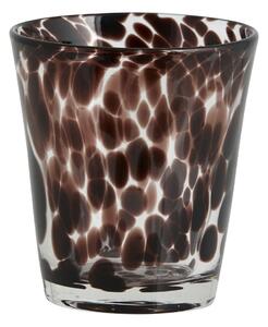 Nordal - TEPIN drinking glass, clear/brown