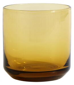 Nordal - RETRO drinking glass, amber