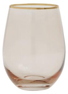 Nordal - GOLDIE drinking glass w. gold rim