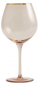 Nordal - GOLDIE wine glass w. gold rim