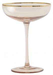 Nordal - GOLDIE cocktail glass w. gold rim