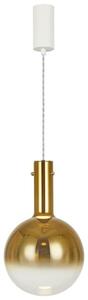 Ljuskrona med textilsladd TORONTO 1xGU10/8W/230V guld
