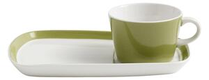 Nordal - MUG & PLATE for cookie/coffee, green