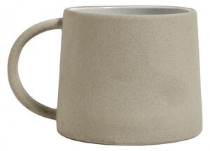 Nordal - Stoneware mug, beige/white