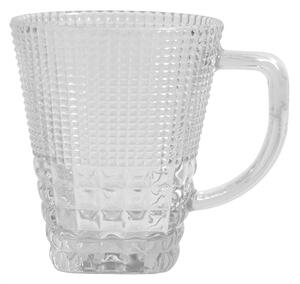 Nordal - Glass mug w. handle, clear