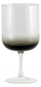 Nordal - JOG red wine glass, clear/black