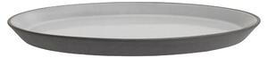 Nordal - Stoneware cake plate, black/white