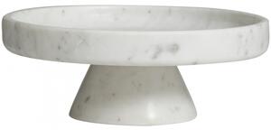 Nordal - IMATRA dish on base, white marble