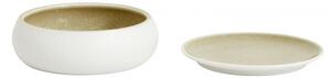 Nordal - PORCA set, bowl/plate, M, olive green