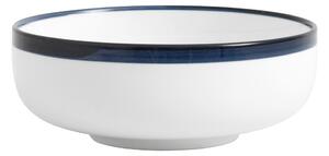 Nordal - BLUE RIM, salad bowl, white