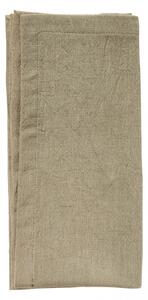 Nordal - Napkin, grey/beige, hemmed