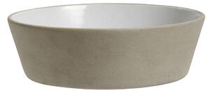 Nordal - Stoneware bowl, beige/white, L