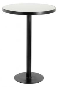 Nordal - EA bar table, black glass, black iron