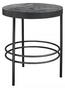 Nordal - MIDNIGHT round side table