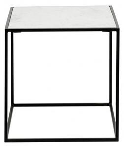 Nordal - CUBE side table, white marble, S