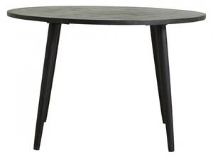 Nordal - HAU round dining table, black wood