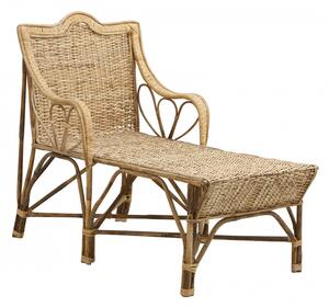 Nordal - ZEYA rattan lounge chair, natural