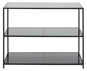 Nordal - ORINOCO display rack, black metal/glass