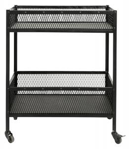 Nordal - EASY trolley, black iron, L