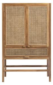 Nordal - MERGE cabinet, nature w/rattan