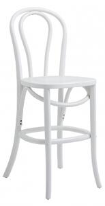 Nordal - BISTRO bar chair, shiny white