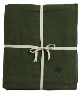 Nordal - YOGA cotton blanket, dark green