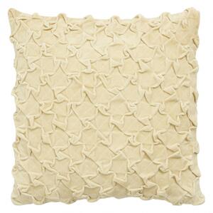 Nordal - Cushion cover, creamy yellow, velvet