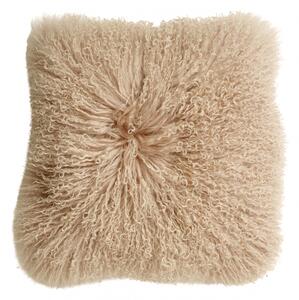 Nordal - Lamb fur cushion cover, soft pink