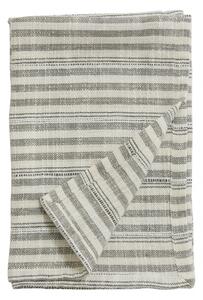 Nordal - GEMMA tea towel, off white/black stripes