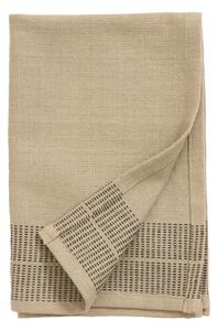 Nordal - SIRIUS tea towel, sand w/black stitching