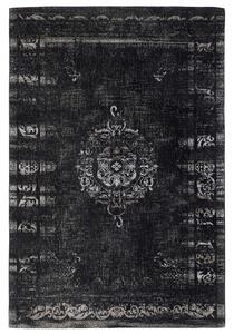 Nordal - GRAND woven rug, dark grey/black