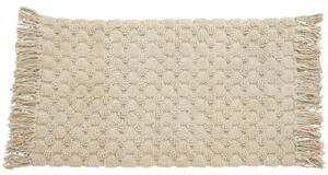 Nordal - LUNA bath rug w/fringes, off white