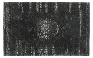 Nordal - GRAND woven rug, dark grey/black