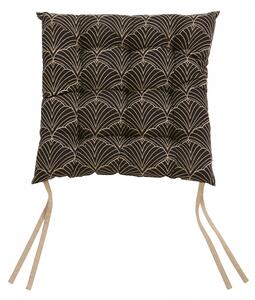 Nordal - ASTRA seat pad, dark brown w/ties