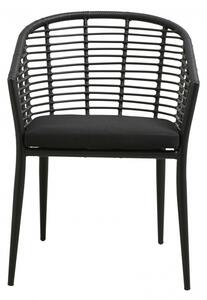 Nordal - SALIX garden chair, black