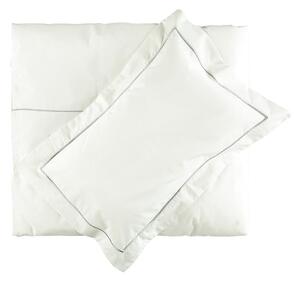 Gripsholm Eco Percale Bourdone Påslakanset Baby grå