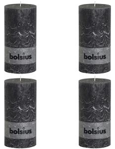 Bolsius Blockljus 200x100 mm antracit 4-pack