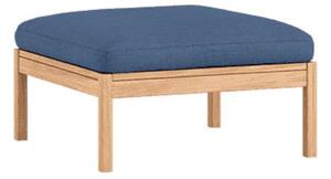 MOEBE - Ottoman - ​​The MOEBE Modular Sofa - Ottoman - Re-Wool 767 / Oak - H43 x W73 x D73 cm