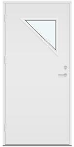 Panelingångsdörrar | Flat panel, triangulärt glas