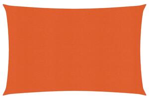 Solsegel 160 g/m² rektangulär orange 4x5 m HDPE
