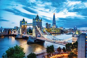 Poster, Affisch London - Tower Bridge