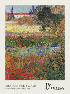 Bildreproduktion Garden in Bloom, Arles (1888), Vincent van Gogh