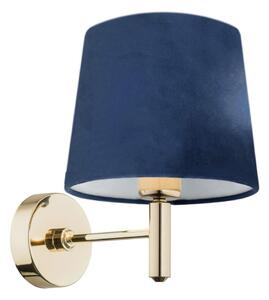 Argon 4348 - Vägglampa PONTE 1xE27/15W/230V blå/mässing